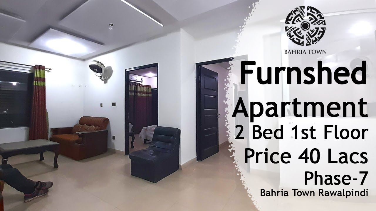 2 Bed Furnished | 1st Floor Apartment | For Sale | Phase 7 | Bahria Town Rawalpindi
