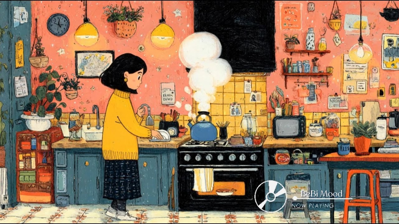 Cozy Kitchen Lofi 🍳 | Chill Beats to Cook, Relax & Feel at Home