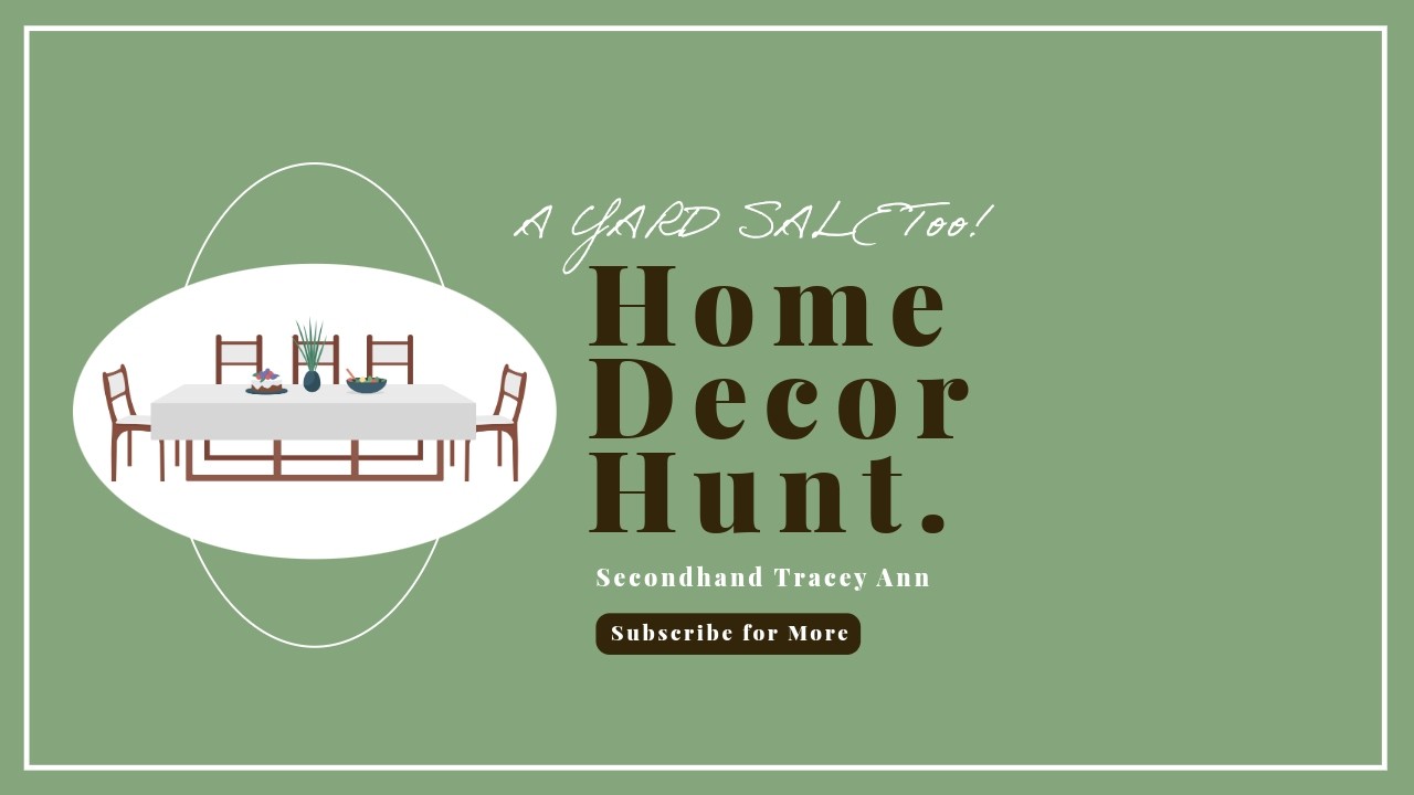Secondhand Store Unique Antiques and Yard Sale Finds! #homedecoryoutube #cozyliving #collectedvibes