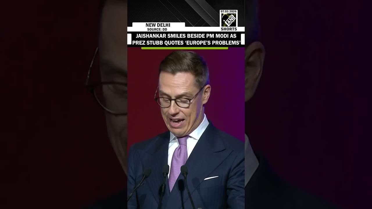 EAM Jaishankar smiles beside PM Modi as Finnish Prez Alexander Stubb quotes EUROPE&rsquo;S PROBLEM remark