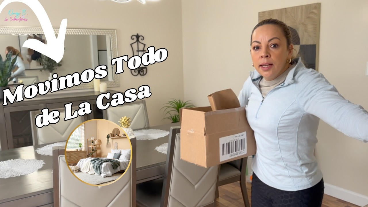 VEAN COMO ESTA QUEDANDO😱MOVIMOS TODO EN LA CASA😳😱#NoemyBLaSalvadoreña