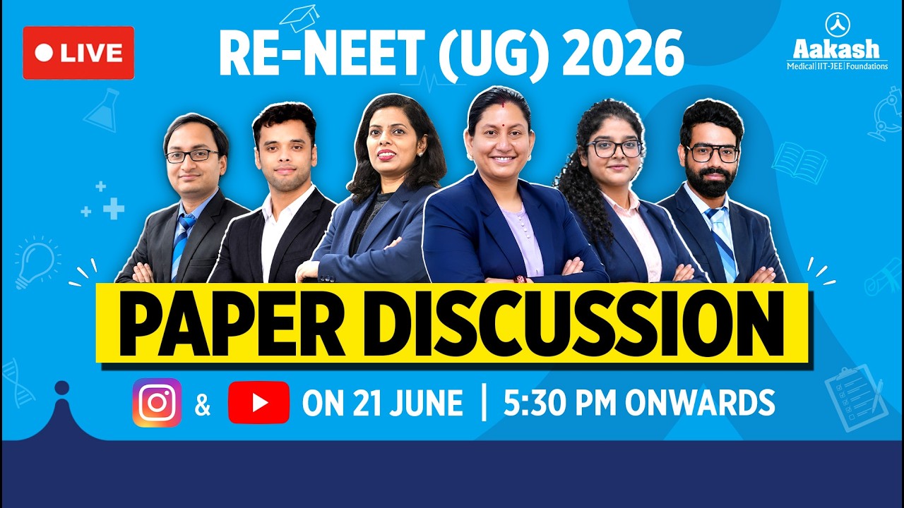 Re-NEET 2026 Paper Discussion LIVE | Full Review & Question Paper Solutions | LIVE🔴
