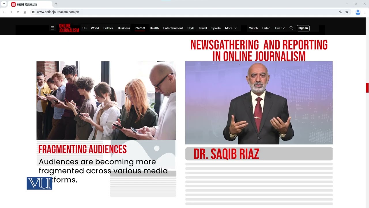 Newsgathering and Reporting in Online Journalism | Online Journalism | MCM517_Topic016