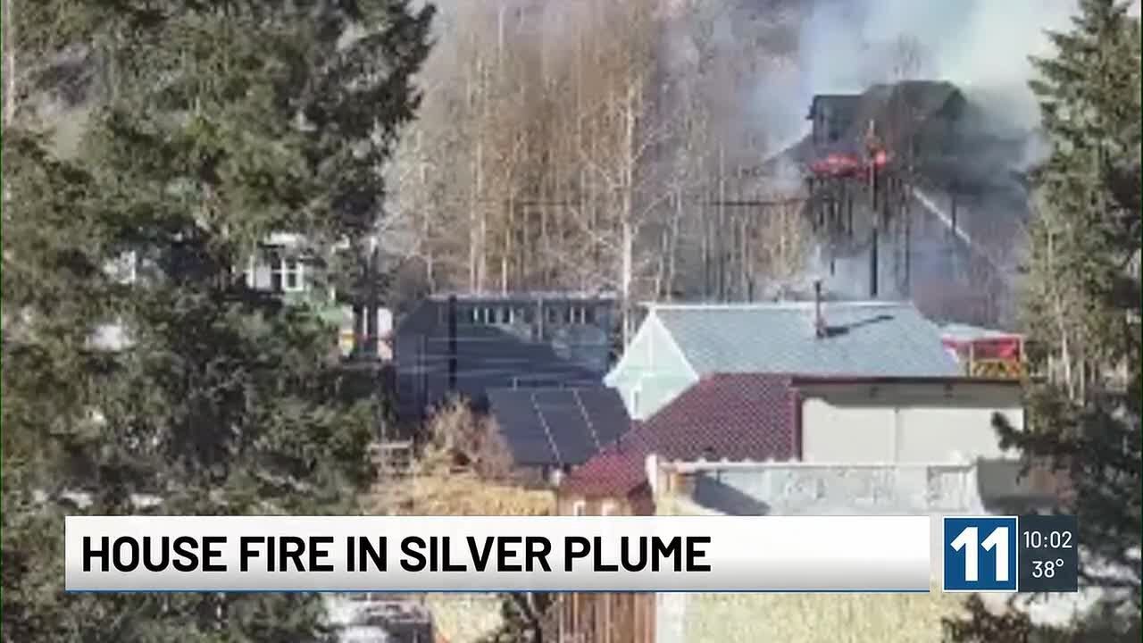 WATCH: House fire in Silver Plume