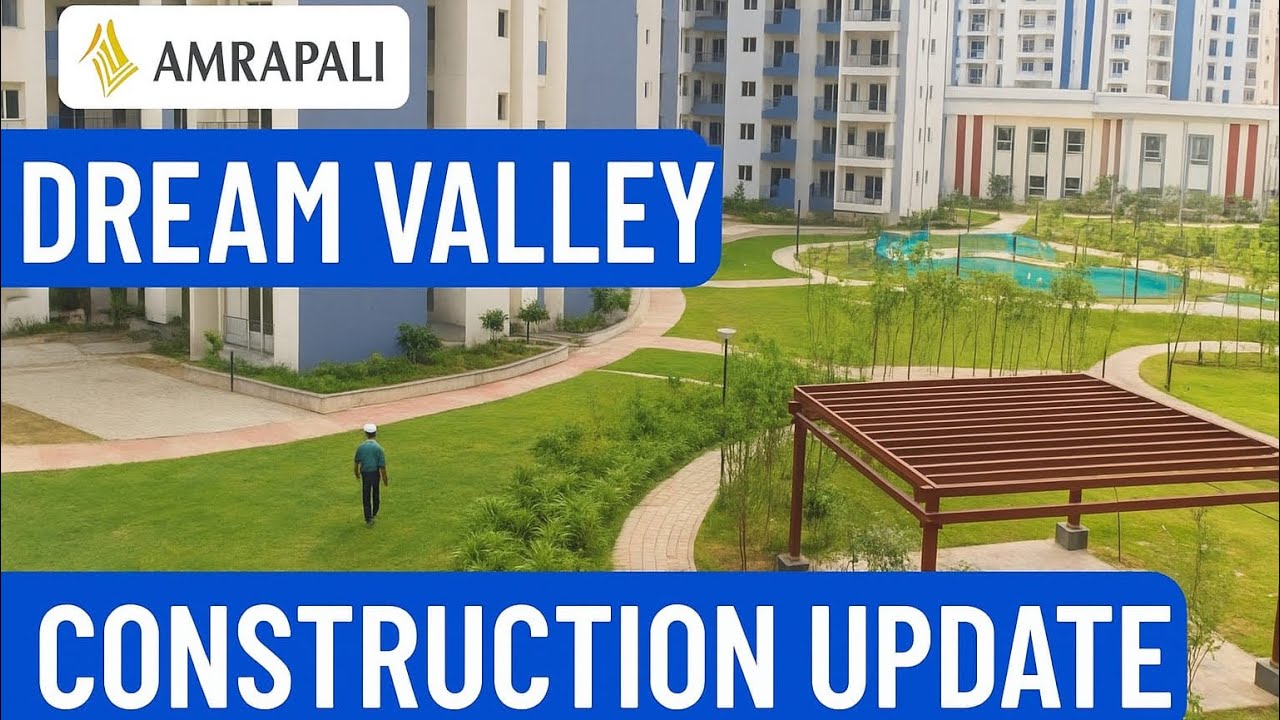Amrapali dream valley construction update. Noida extension tech zone 4