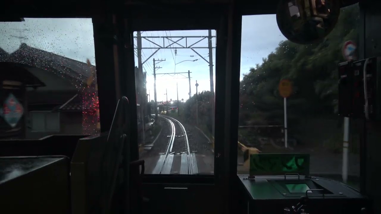 動画元素材　北陸鉄道浅野川線　後面展望　内灘駅から北鉄金沢駅まで