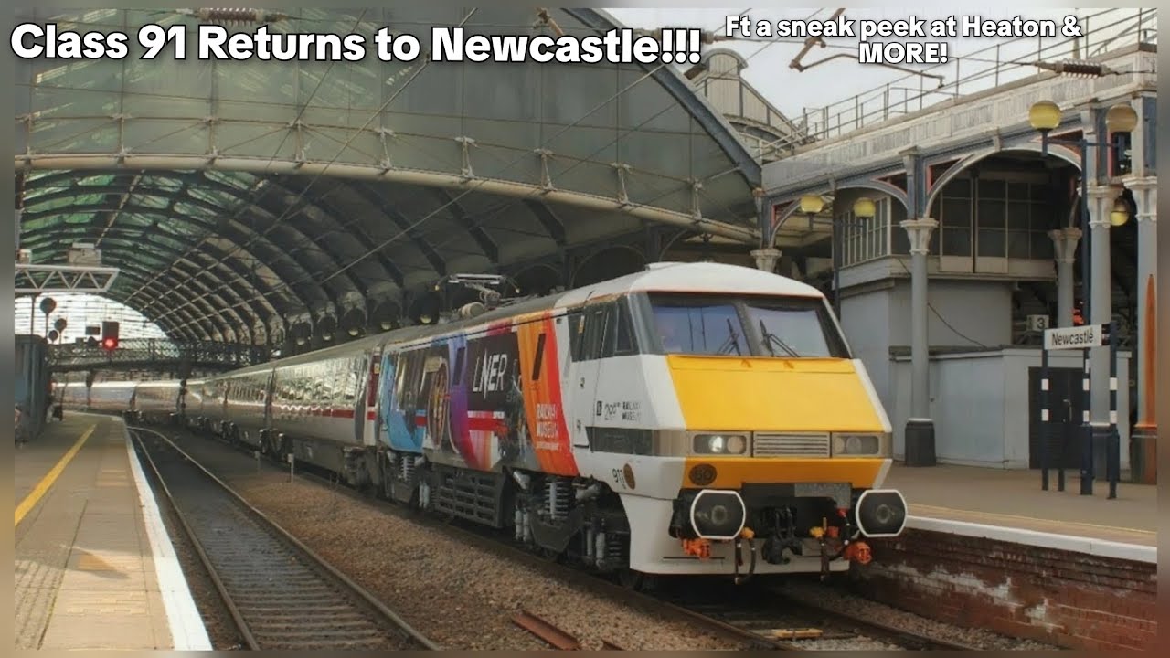 Class 91 Returns to Newcastle!!! Sneak Peek at Heaton and a HST, 19/09/2025