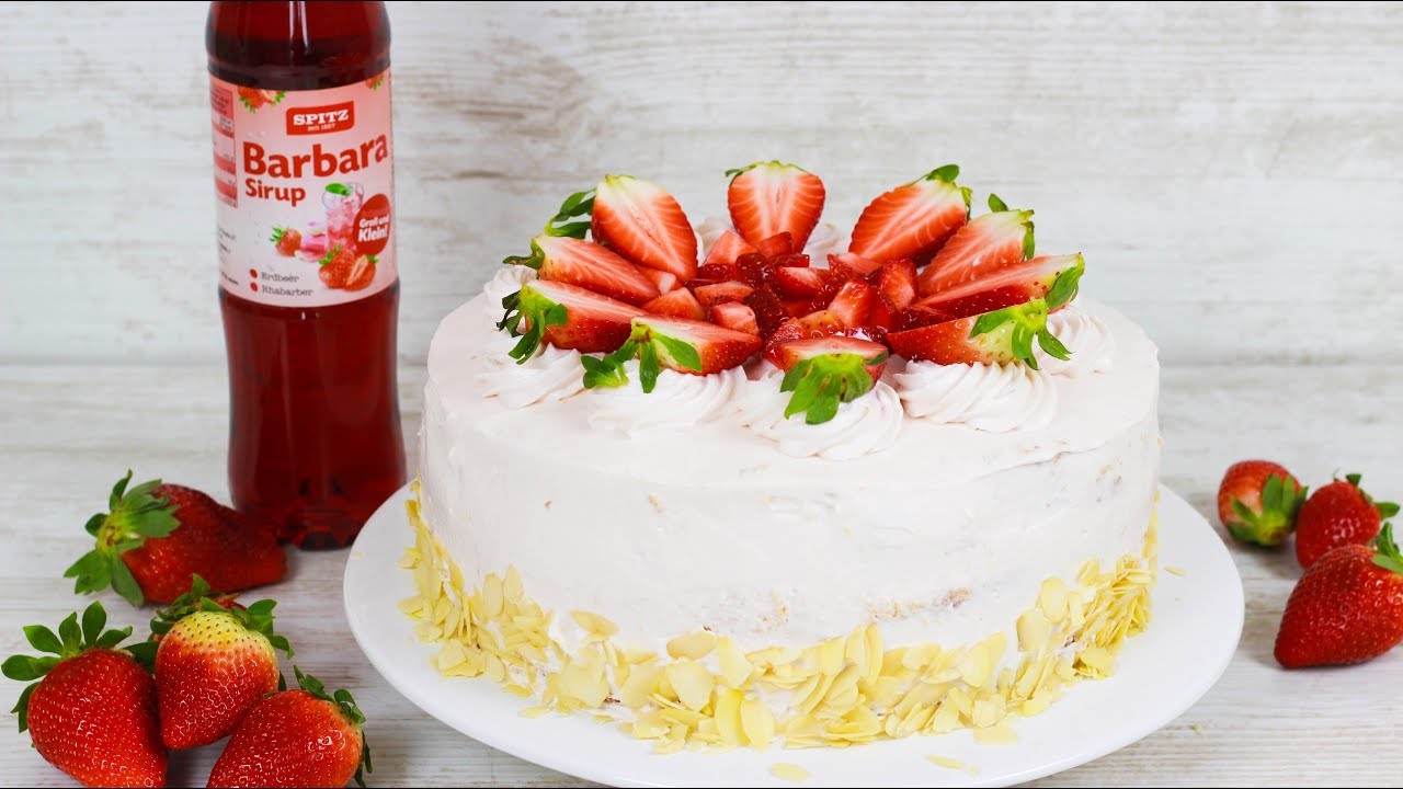 Erdbeer-Sahne-Torte / Erdbeer-Quark-Torte / Erdbeertorte