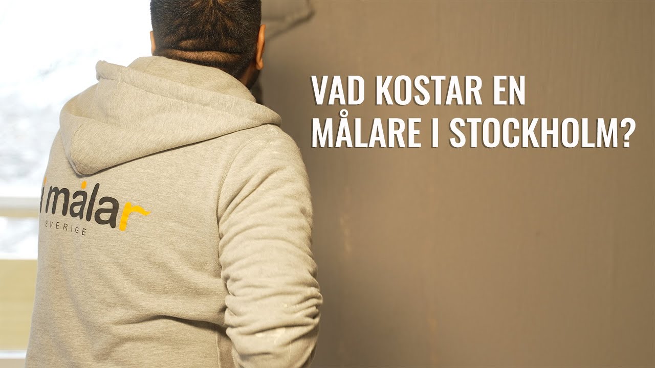 Vad kostar en målare i Stockholm?