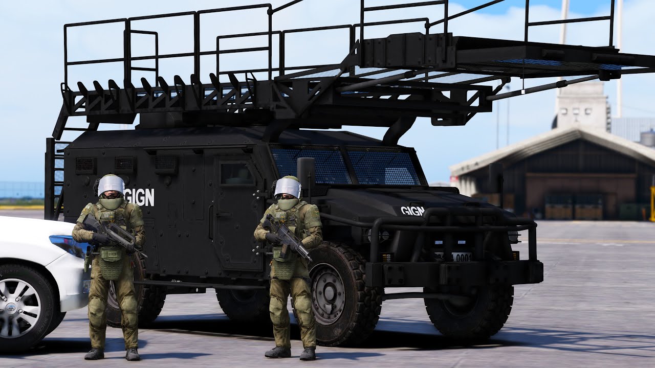 [GTA 5] INTERPELLATION MUSCLÉE A DOMICILE AVEC LES HOMMES DU G.I.G.N🚔| LSPDFR #1412