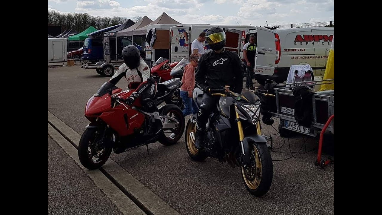 Circuit de Bresse CB 1000 R vs CBR 600 RR (Partie 1)