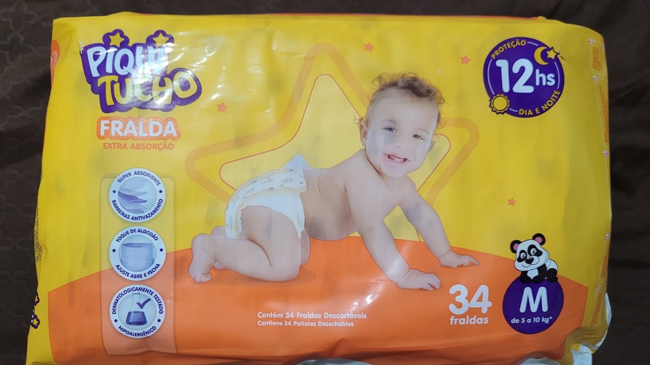 Fralda Piquitucho | Tamanho M | Minha opinião e experiência
