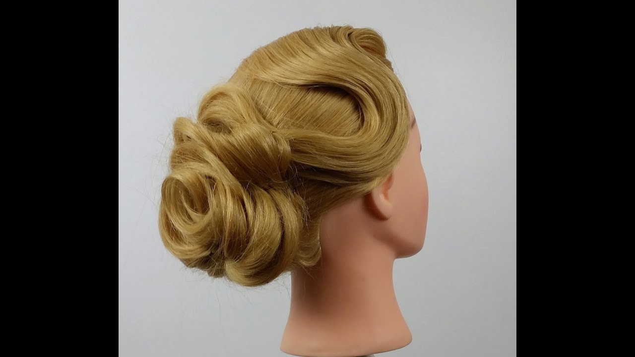 Peinado en FLOR (Novia - Bride) Rose Updo for Brides, (medium hair)