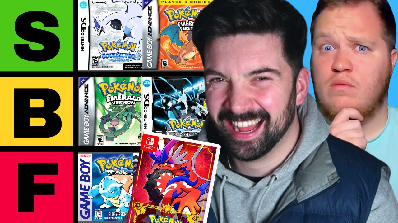 Ranking 37 Mainline Pokemon Games from BEST to WORST!