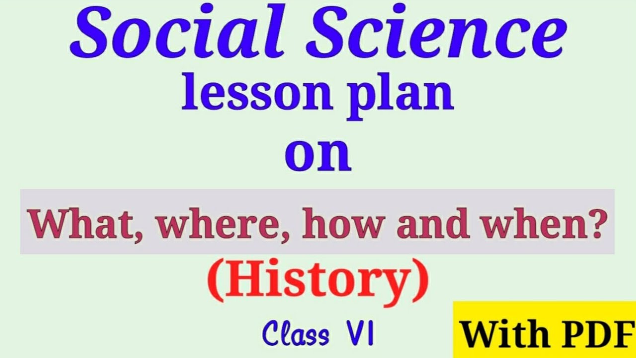 Lesson plan of history | social science lesson plan | SST lesson plan | lesson plan for teachers |