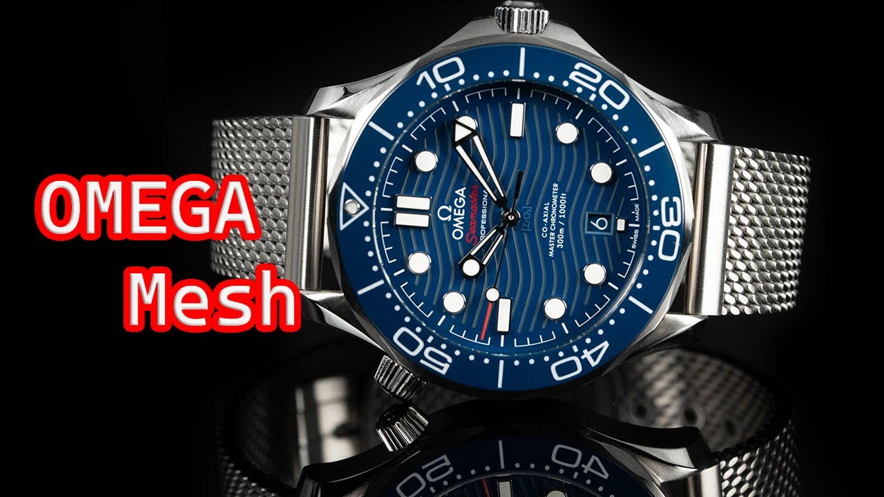 Обзор: я установил новый оригинальный стальной сетчатый браслет OMEGA на свои Seamaster Professional