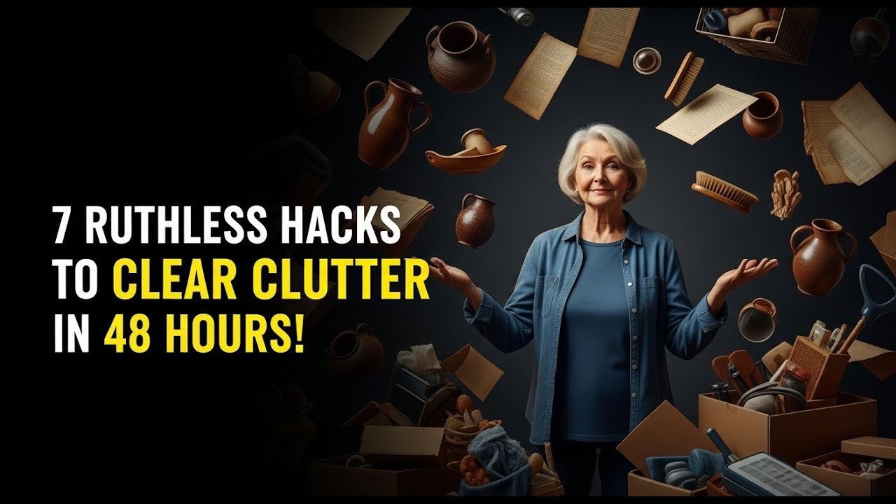 7 Ruthless Hacks for Seniors Living Alone to Clear Clutter in 48 Hours Effortlessly