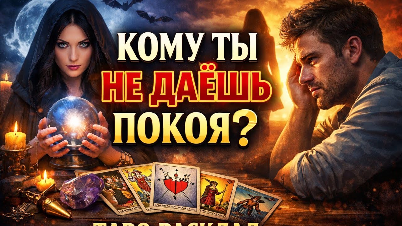 КОМУ ТЫ НЕ ДАЁШЬ ПОКОЯ?#таро #гадание #tarot 
