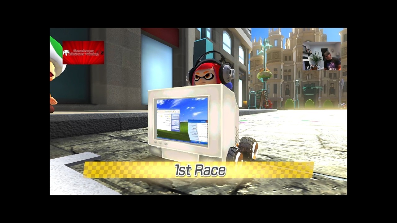 Old PC SRT Windows XP Roblox Monitor Kart mod MK8D Nintendo Switch Spiny Mirror Cup