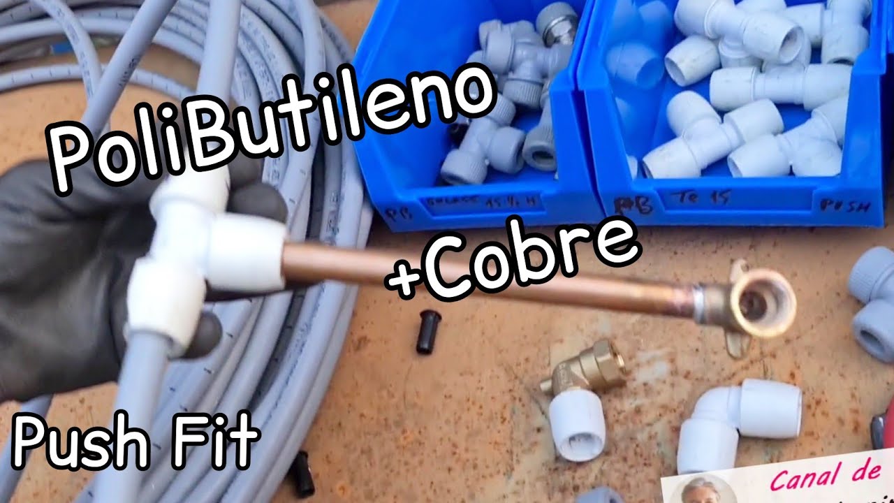👩🏻‍🔧💦#fontanería_básica 💦PB Polibutileno Push Fit