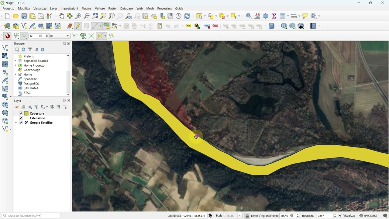 Tutorial QGIS: Come Digitalizzare Poligoni con Precisione