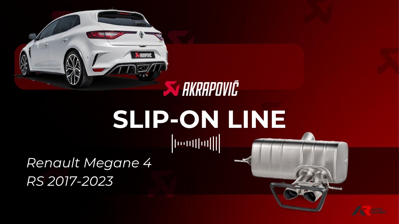 SLIP-ON LINE - AKRAPOVIC - RENAULT MEGANE 4 RS 2017-2023
