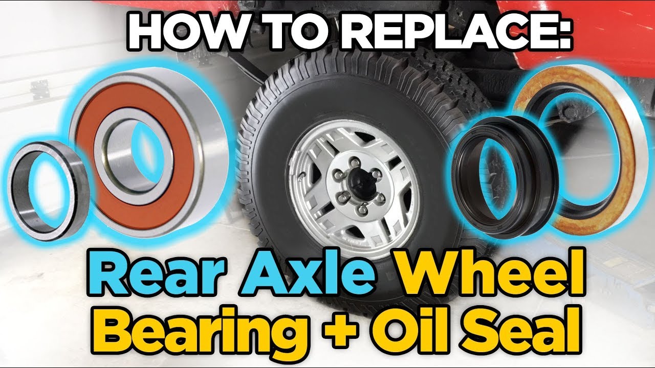 Install Toyota Pickup/Hilux Rear Axle Bearing, Oil Seal - WITHOUT a Press!