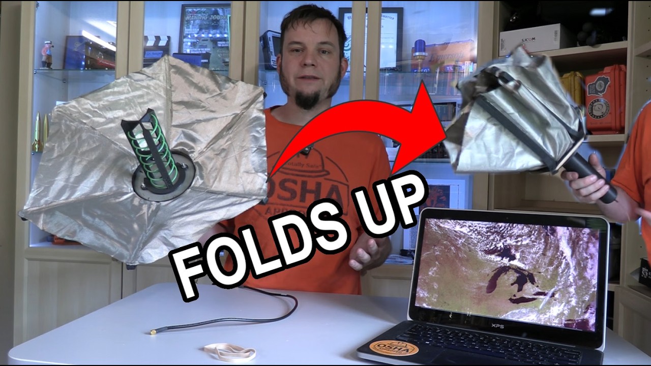 Portable Folding Antenna For Weather Satellites
