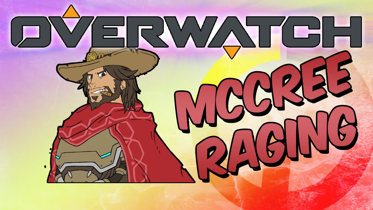 Overwatch Funny Moments - McCree Raging, It's High Noon, Oh Baby a Triple!