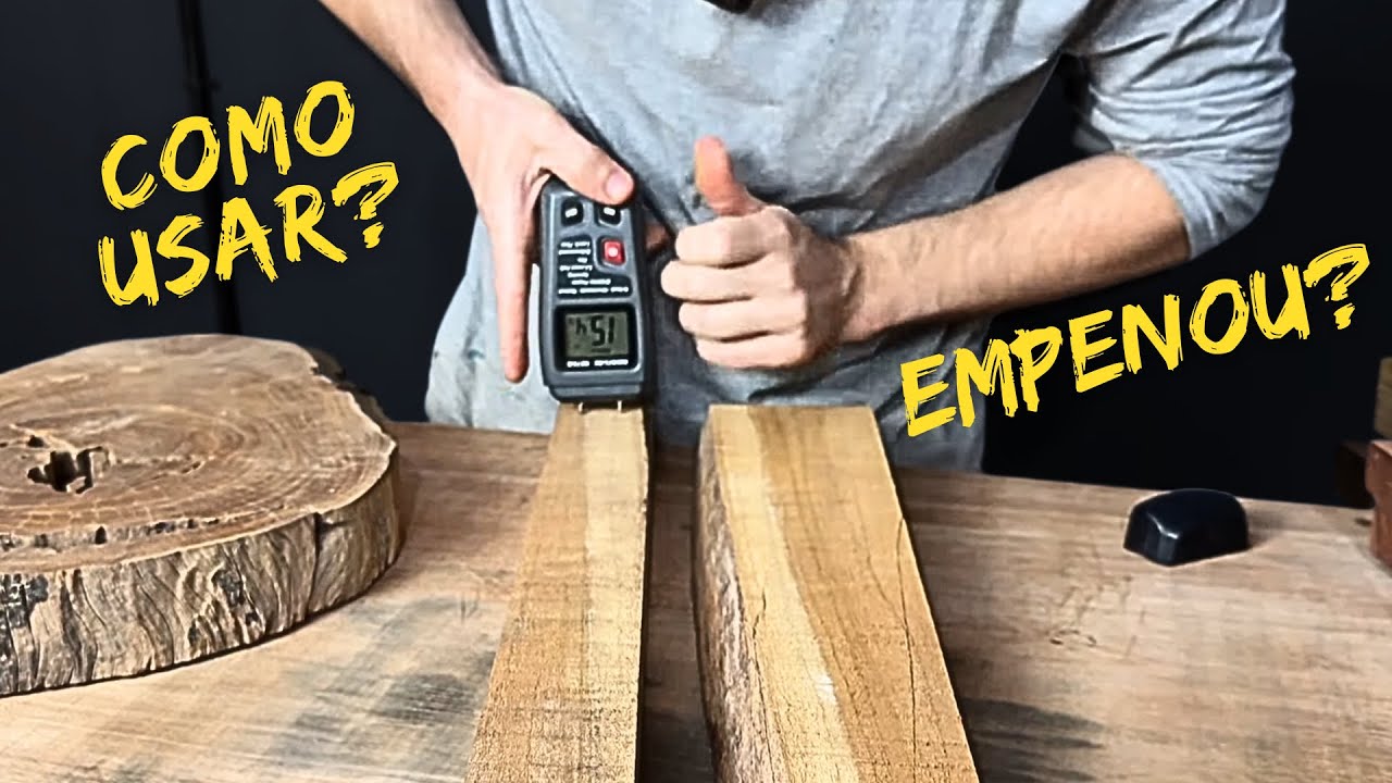 Madeira Trincando ou Empenando? Aprenda a Usar o Medidor de Umidade e Resolva Isso!