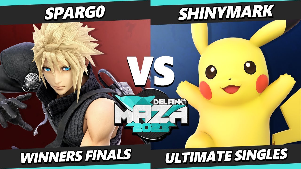 Delfino Maza 2023 Winners Finals - Spargo (Cloud) Vs. ShinyMark (Pikachu) Smash Ultimate - SSBU