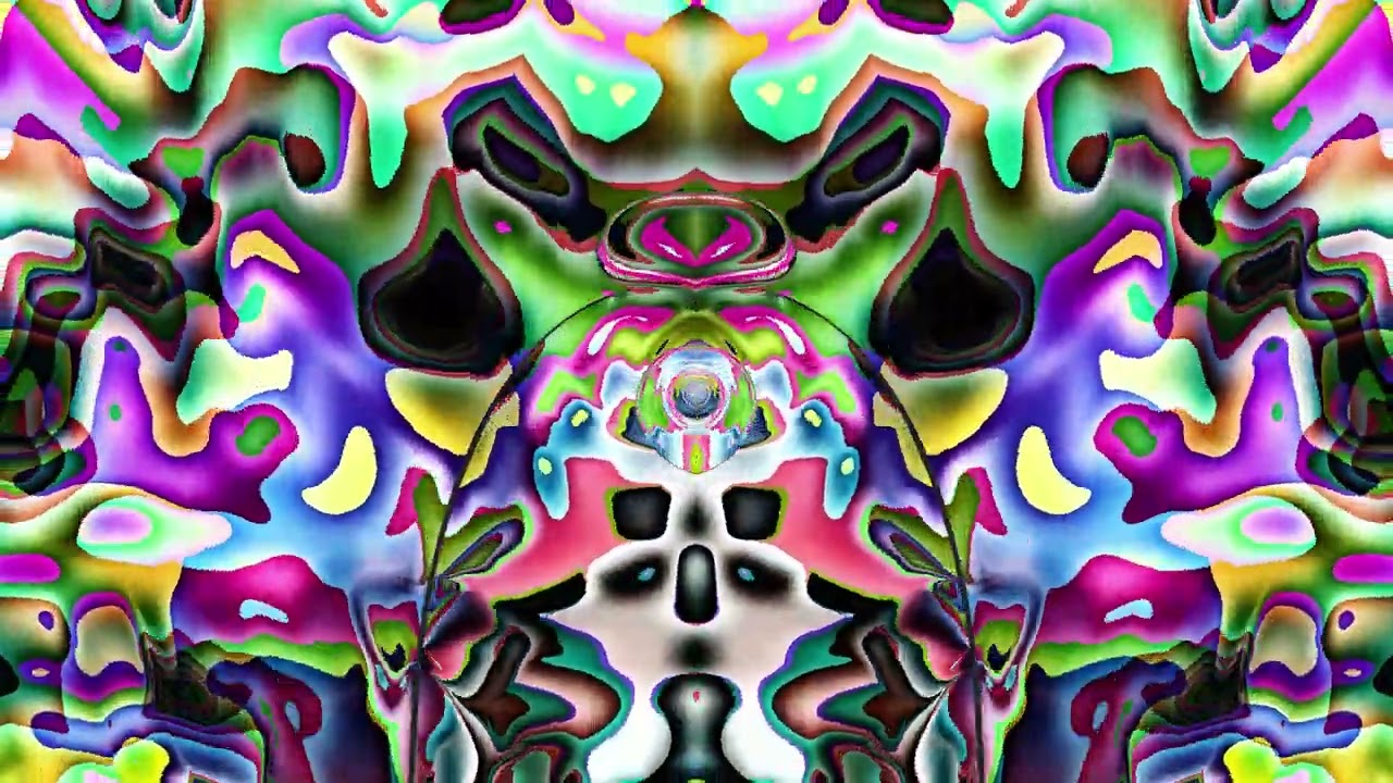Abstract video synthesis loop 4K 60fps 360secs G8O8 008