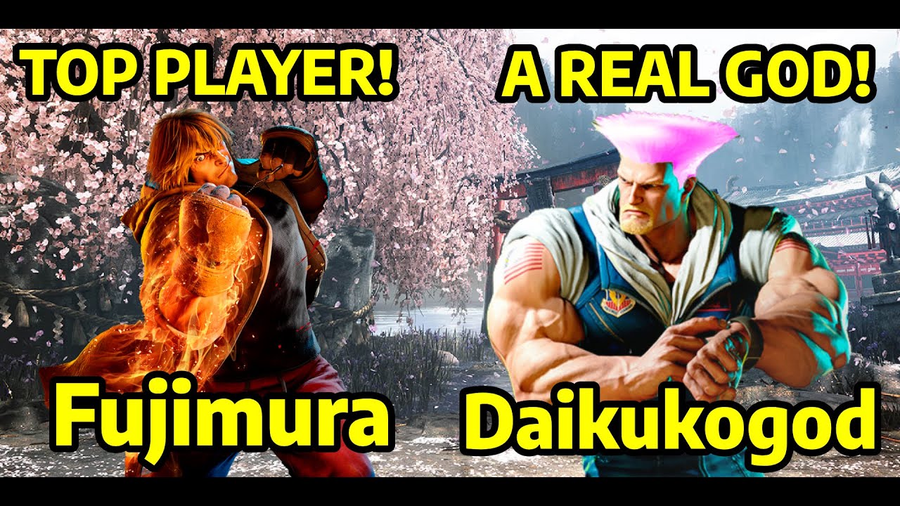 Street Fighter 6 ➥ Fujimura (KEN) VS daikokugod だいこく (GUILE ガイル) 4K Master Ranks