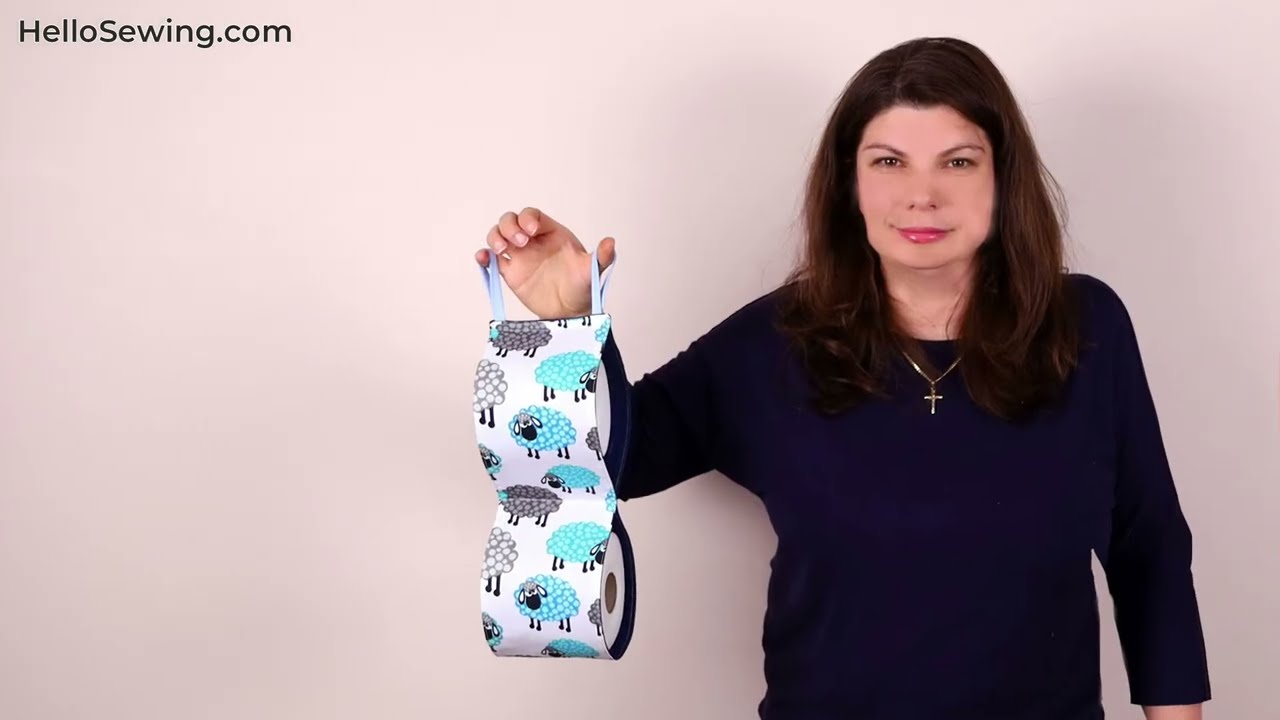2 Roll Toilet Paper Holder \\ Easy Sewing Project
