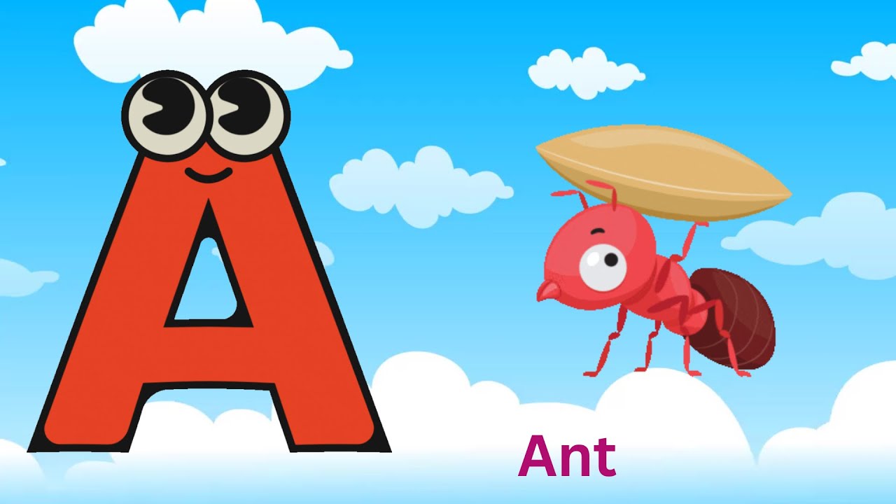 ABC Phonics for Kids | Learn A to Z Sounds with Fun Words & Rhymes  | Alphabet Learning Song