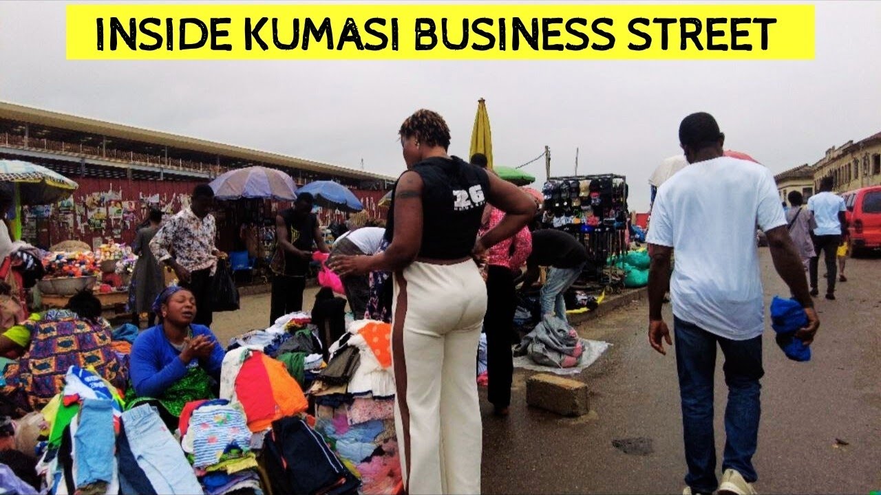 Kumasi Street Business Tour | Watch the Action & Daily Grind!