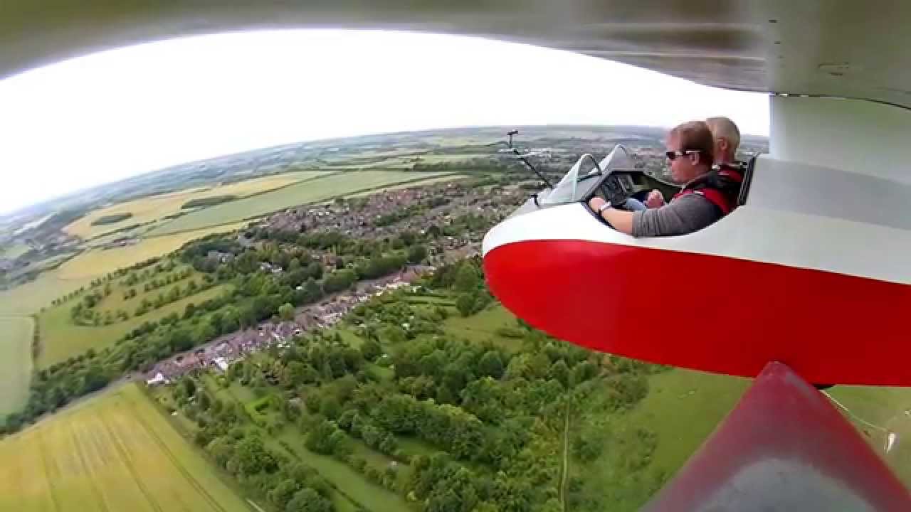 Slingsby T.21b Flight, London Gliding Club