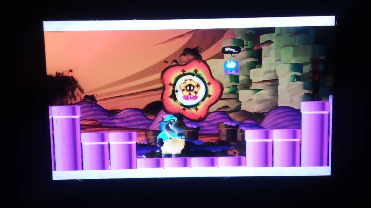 Super Mario Bros Wonder Gameplay Inverted Colors