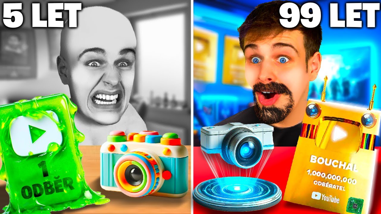 99 LET jako YOUTUBER v Minecraftu!