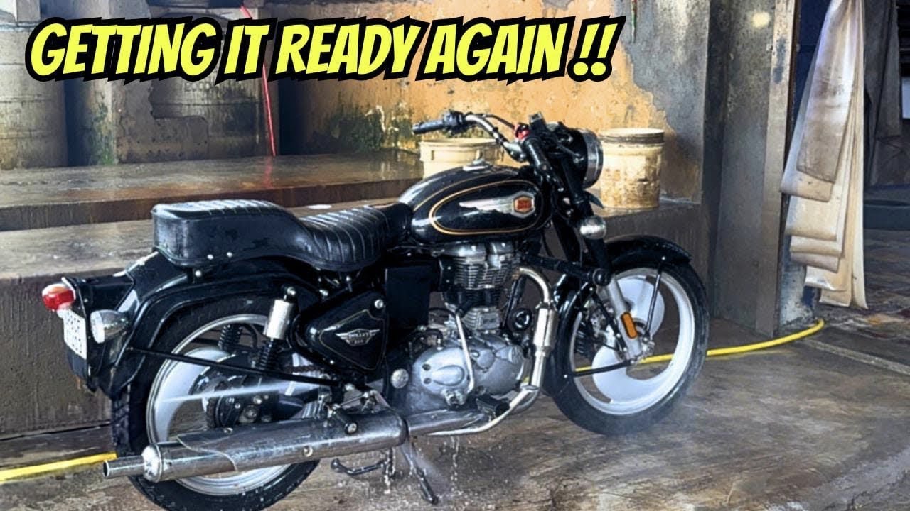 GETTING MY BULLET 350 READY AFTER A YEAR 