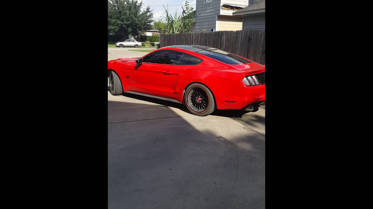 2015 mustang  v6 bbk shorty headers and x pipe