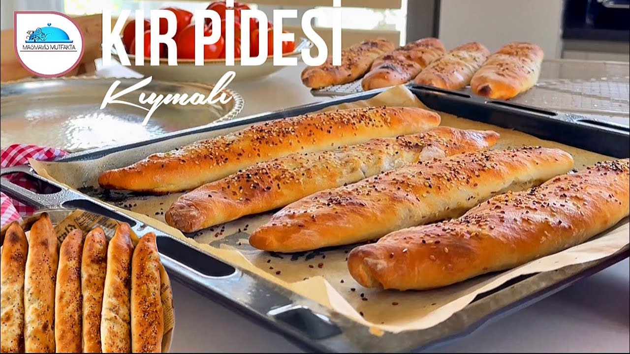 NEFİS  KIYMALI KIR PİDESİ✔️SADECE 250 gr KIYMA 2 TEPSİ KIR PİDESİ YAPIN✔️TÜM PÜFNOKTALARI ✔️