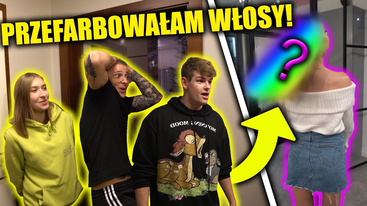 REAKCJA EKIPY NA MOJE NOWE WŁOSY!