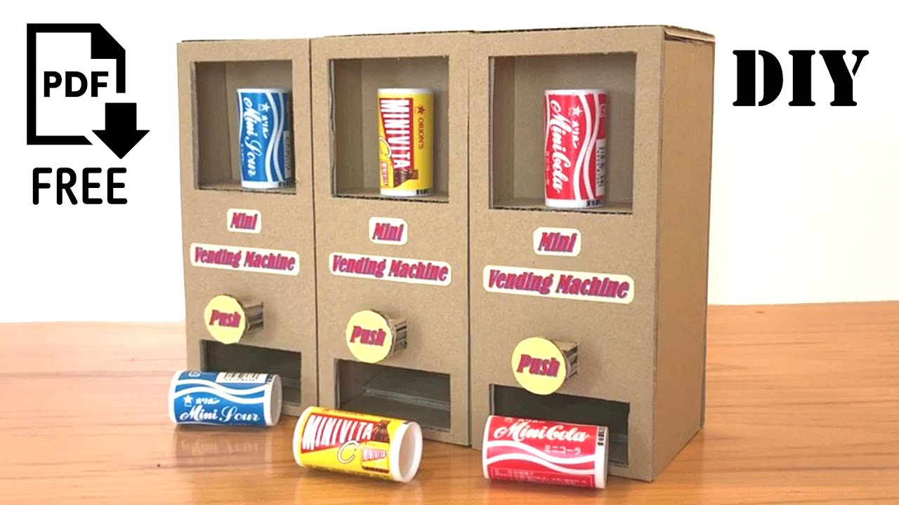 ミニ自動販売機の作り方 【オリオンのラムネ】/ How to make a Mini Vending Machine