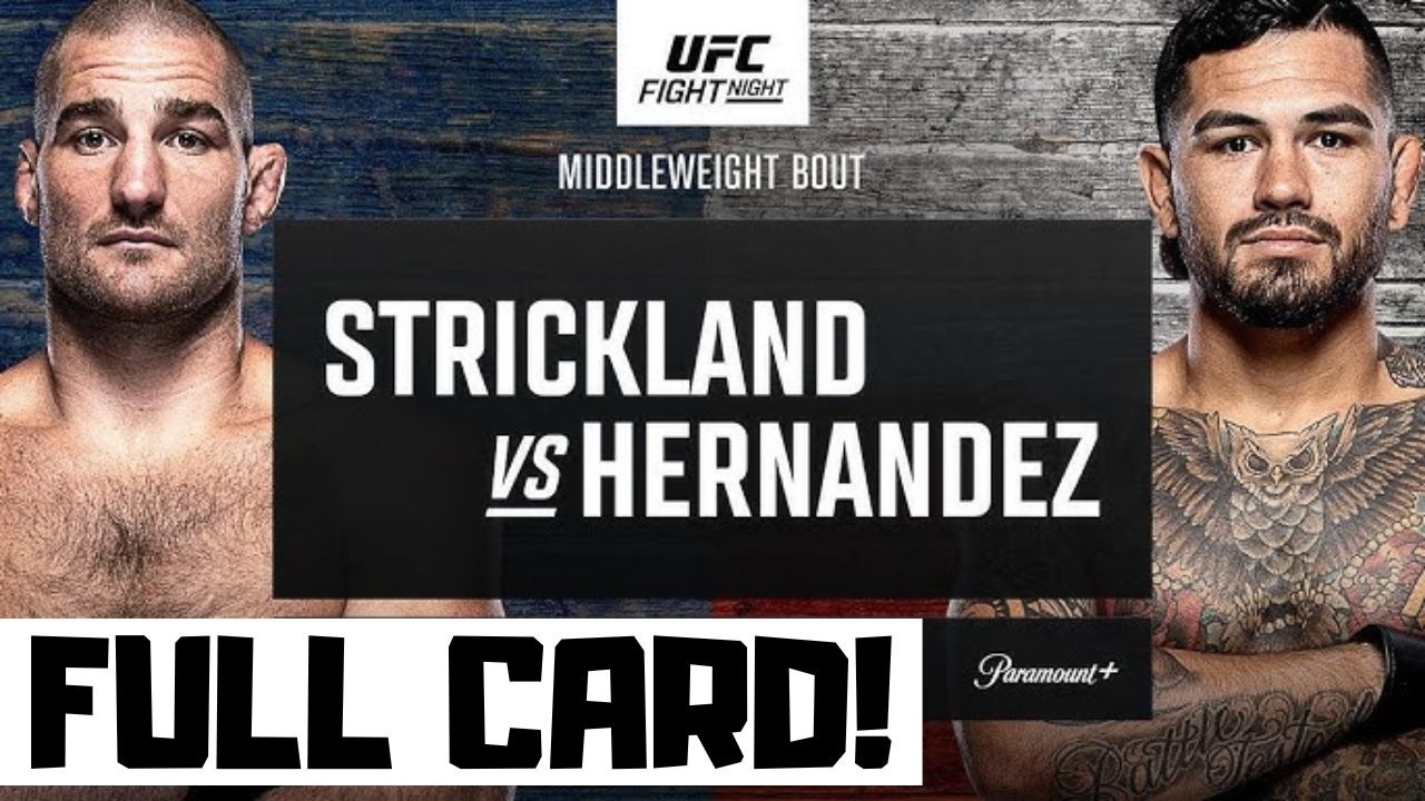UFC Fight Night Strickland vs Hernandez Predictions & Full Card Breakdown - UFC Houston Betting Tips