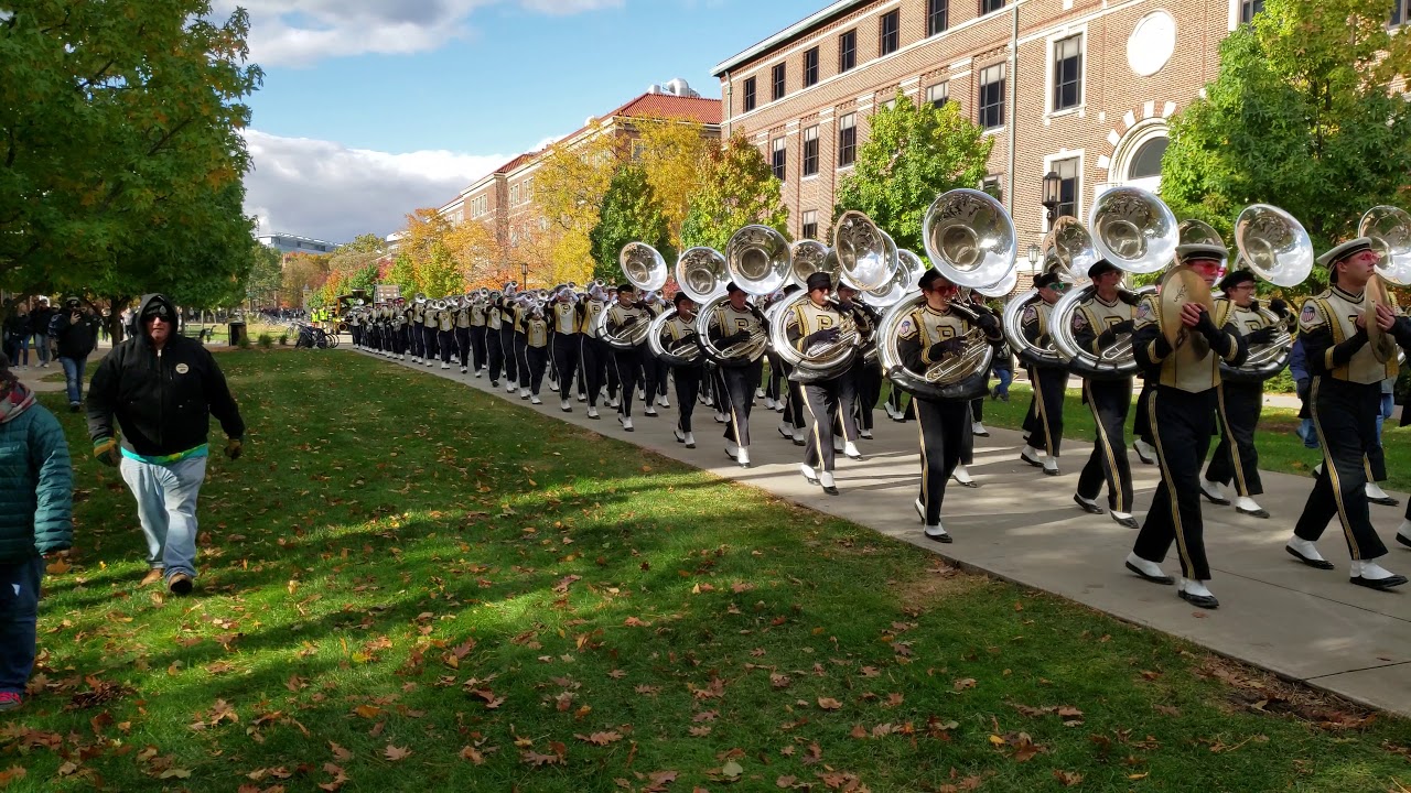 Purdue Band after win over Nebraska