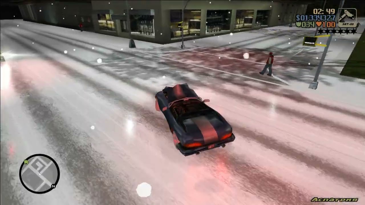 GTA 3, Snow Conversion | Winter mod | Video - 8
