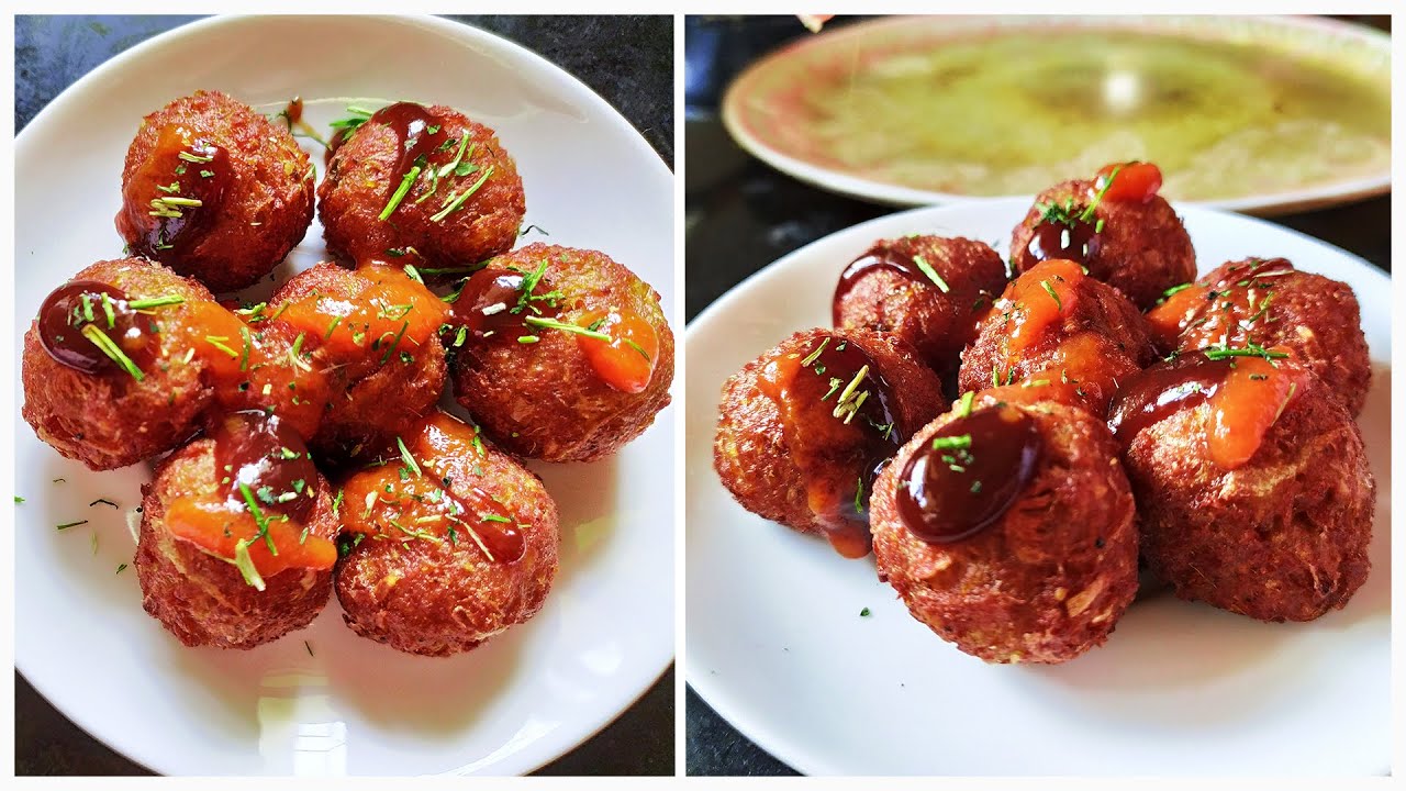 veg soya meatball | soya chunks meatballs | soya manchurian | veg soya meatball recipe