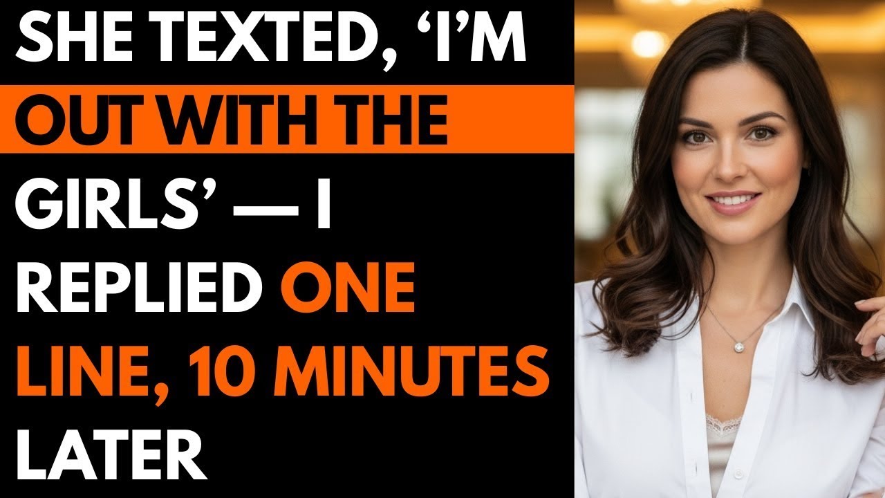 She Texted, ‘I’m Out With the Girls’ — I Replied One Line, 10 Minutes Later