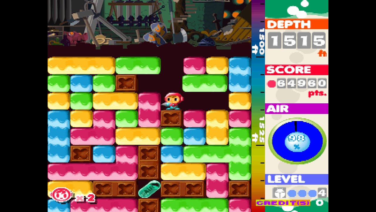 Mr. Driller arcade 60fps